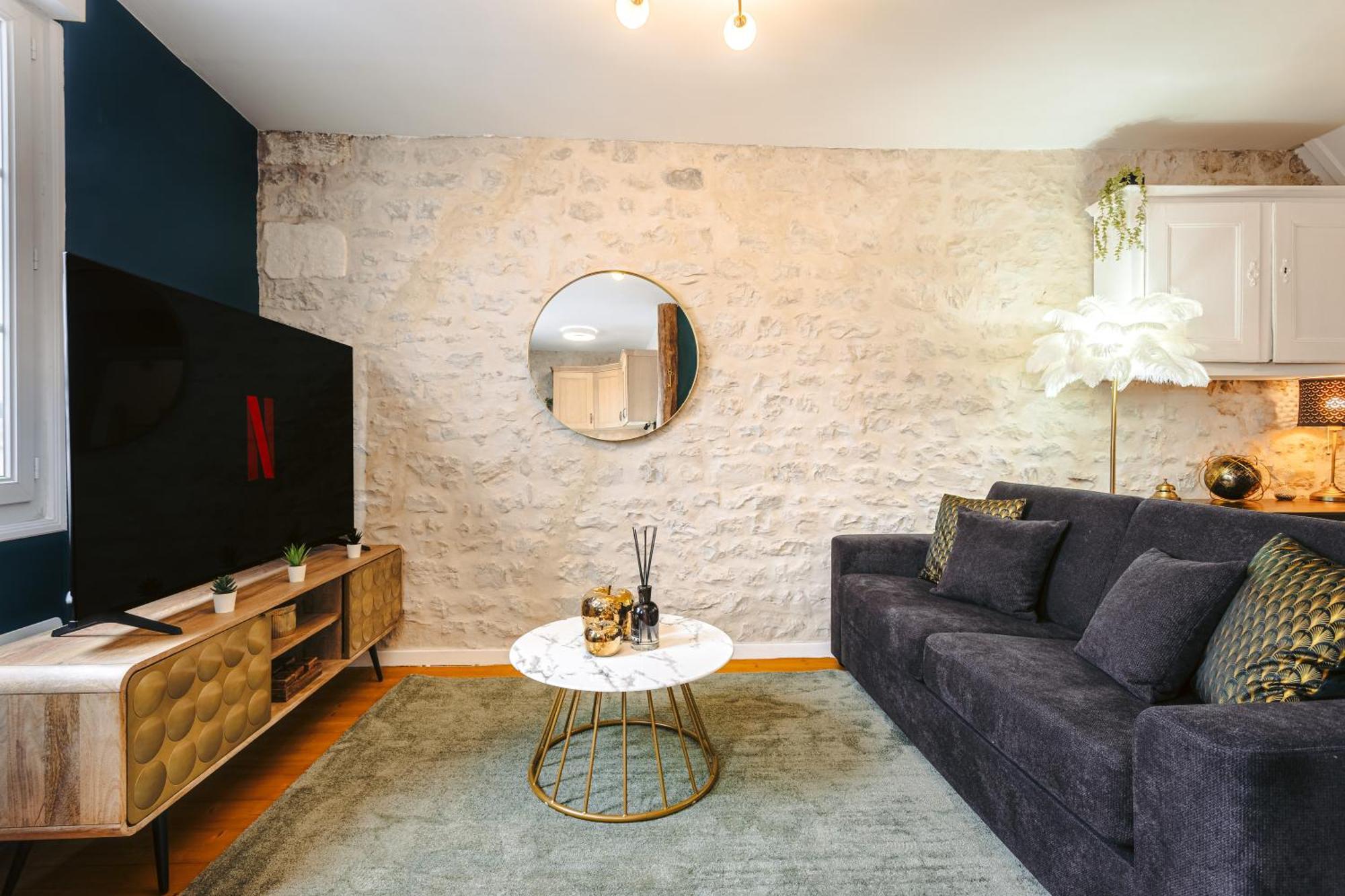 Gatsby - Elegant, Central, Fibre, Tv 4K, Netflix, Literie Confortable La Rochelle  Buitenkant foto
