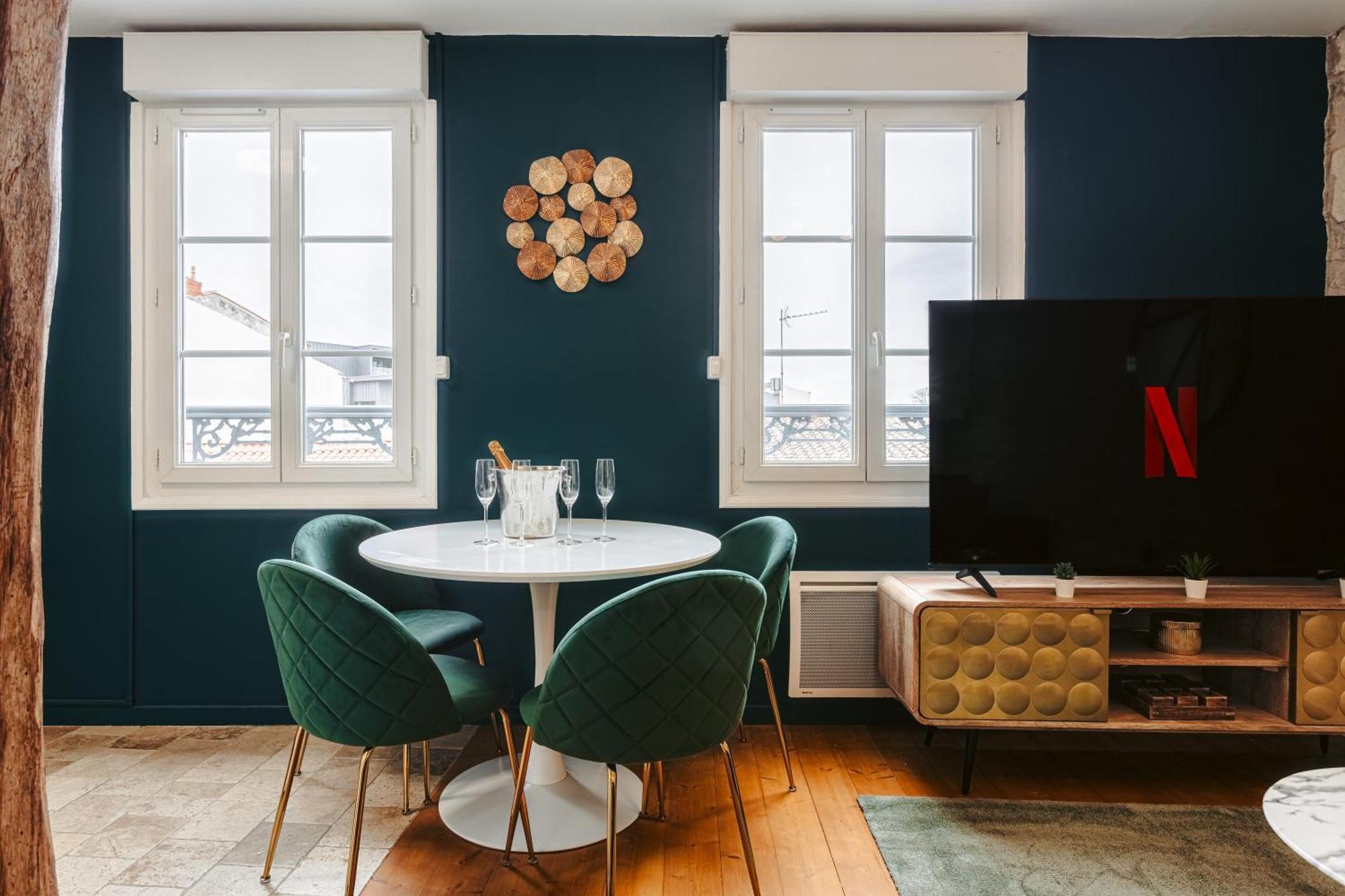 Gatsby - Elegant, Central, Fibre, Tv 4K, Netflix, Literie Confortable La Rochelle  Buitenkant foto
